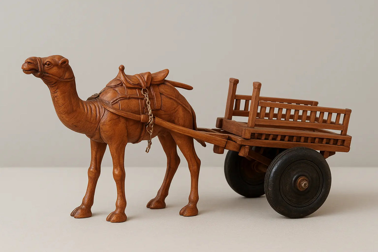 ✨ Handcrafted wooden Camel Cart – A Symbol of Tradition & Elegance ✨ LIVSURFACE
