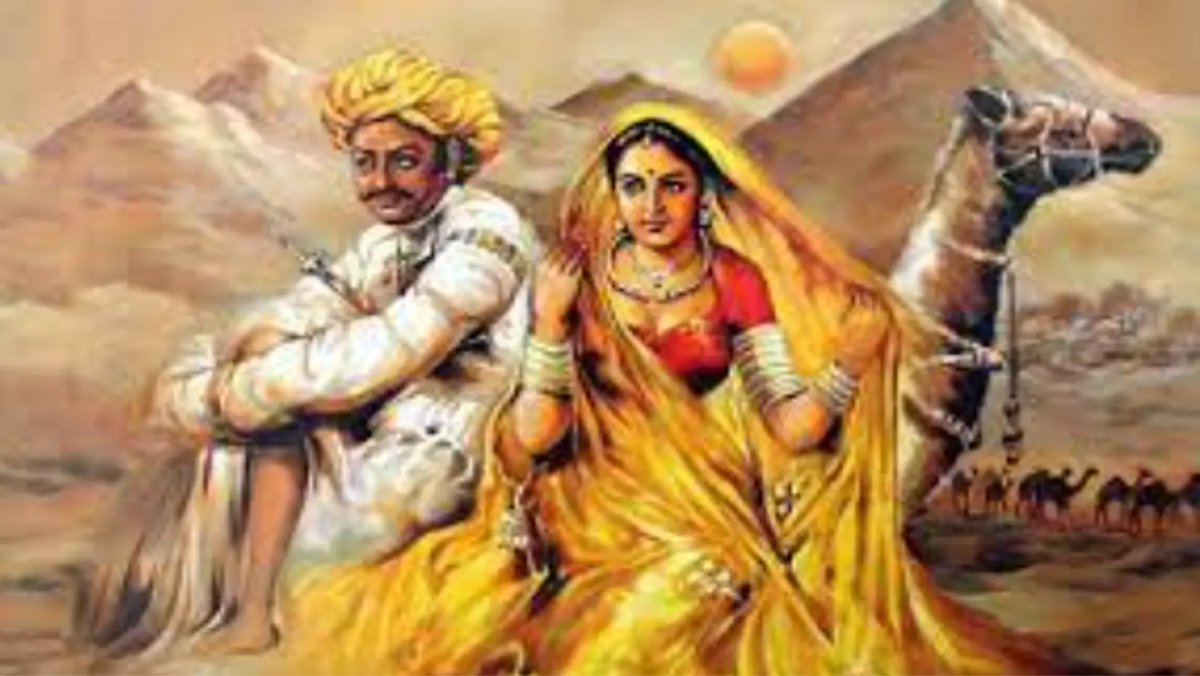 🎨 A Love Story Told Through Art – Own a Handmade "Dhola Maru" Painting! ❤️ LIVSURFACE