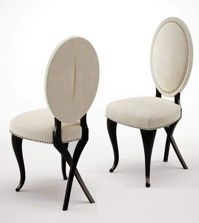Armless Cross-Leg Accent Dinning Chair LIVSURFACE