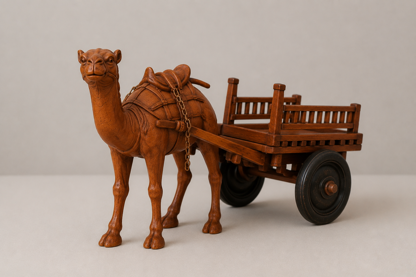 ✨ Handcrafted wooden Camel Cart – A Symbol of Tradition & Elegance ✨
