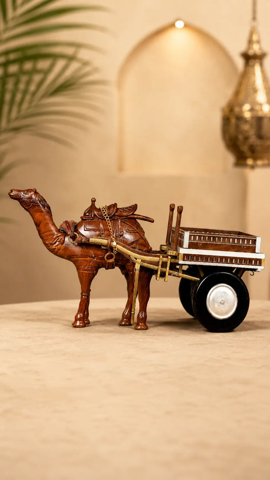 ✨ Handcrafted wooden Camel Cart – A Symbol of Tradition & Elegance ✨ LIVSURFACE