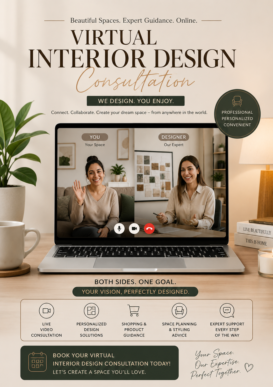🛋️👩‍💻 Interior Design Consultation / Guidance