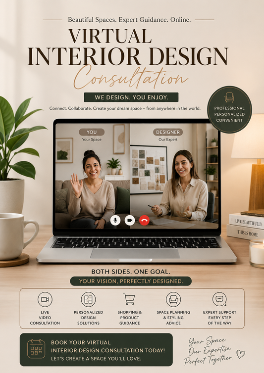 🛋️👩‍💻 Interior Design Consultation / Guidance