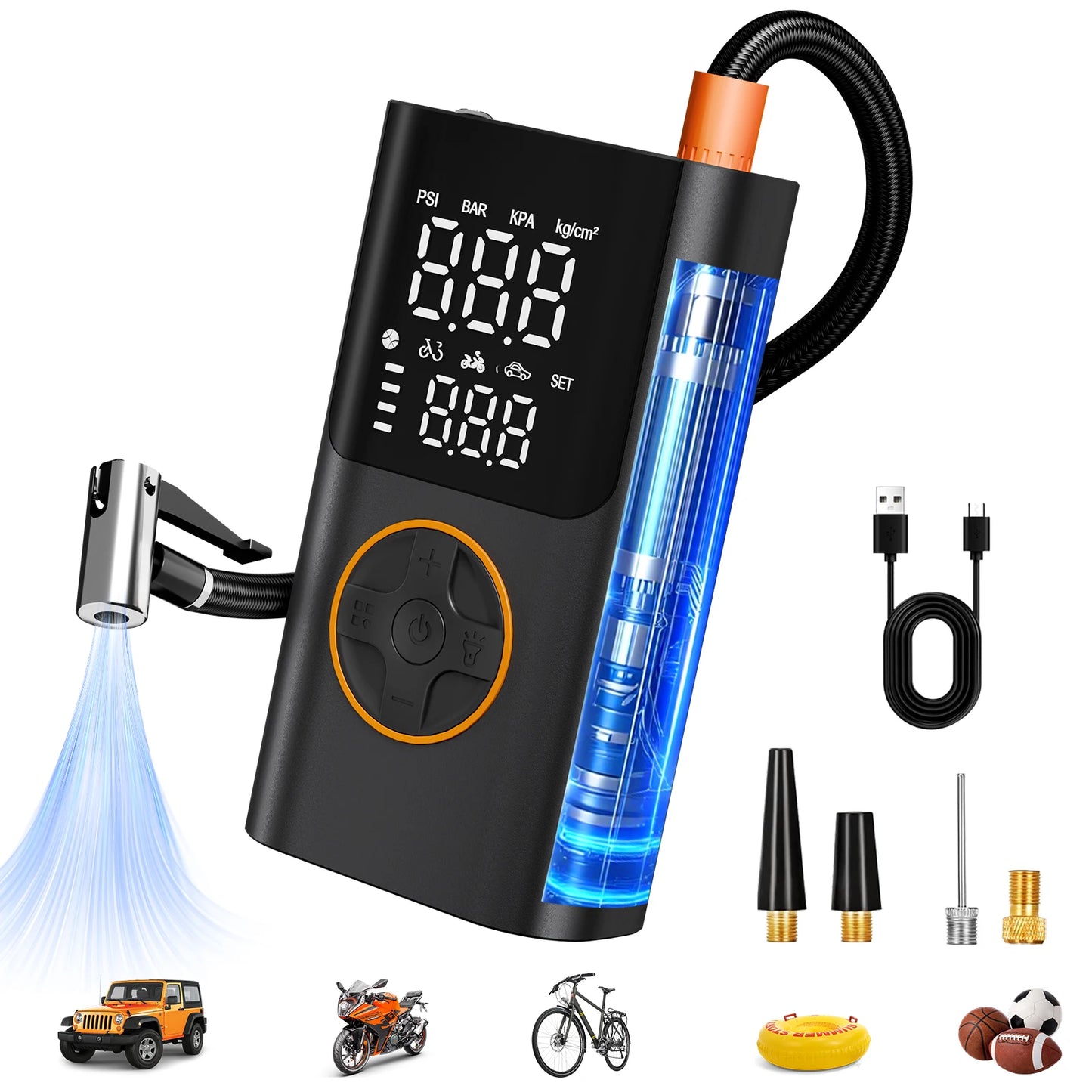 Wireless Air Compressor 150 PSI | Portable Tire Inflator